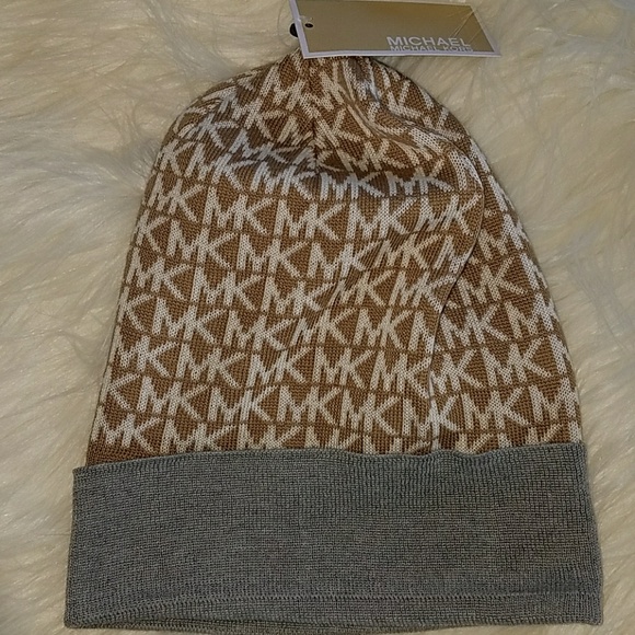 NWT Michael Kors Signature Logo Hat - Picture 1 of 3